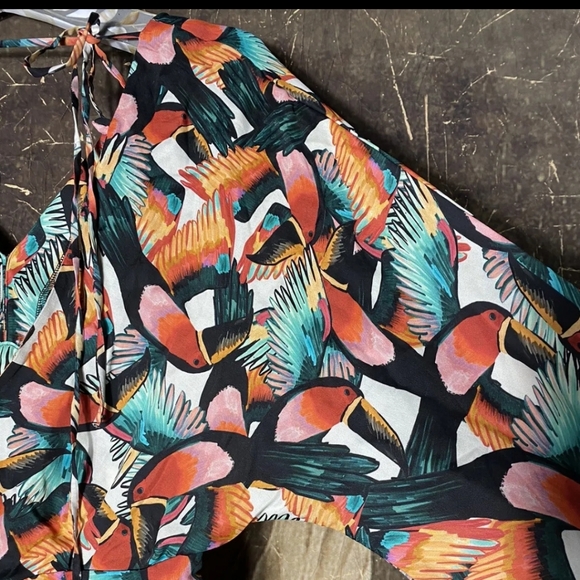 FARM Rio Colorful Tropical Mini Dress - Picture 7 of 10